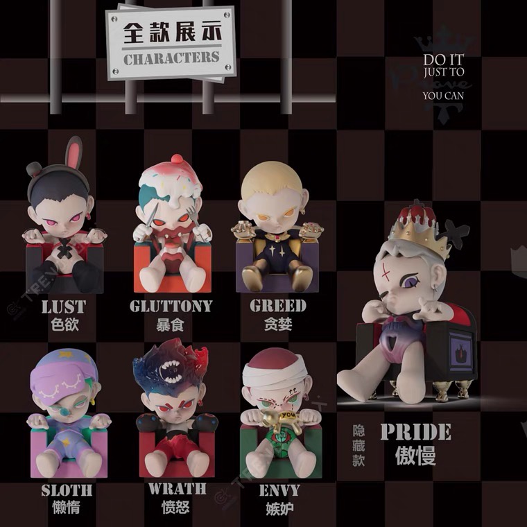 Sos Mô Hình Búp Bê Seven Deadly Dễ Thương Dùng Làm Quà Tặng Cho Bạn Bè