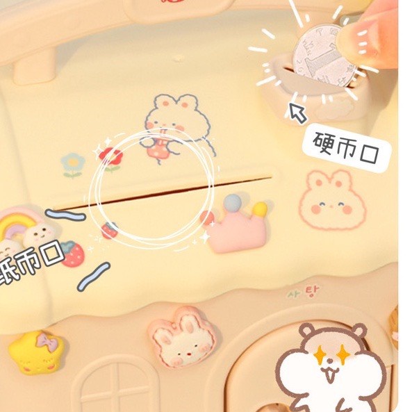 2023 Mới Ngôi nhà thỏ Dễ Thương Ngôi Nhà Nhỏ Con thỏ . Hoạt Hình Con thỏ Đất Quà Tặng Cho Học Sinh Trẻ Em Và Bé Gái