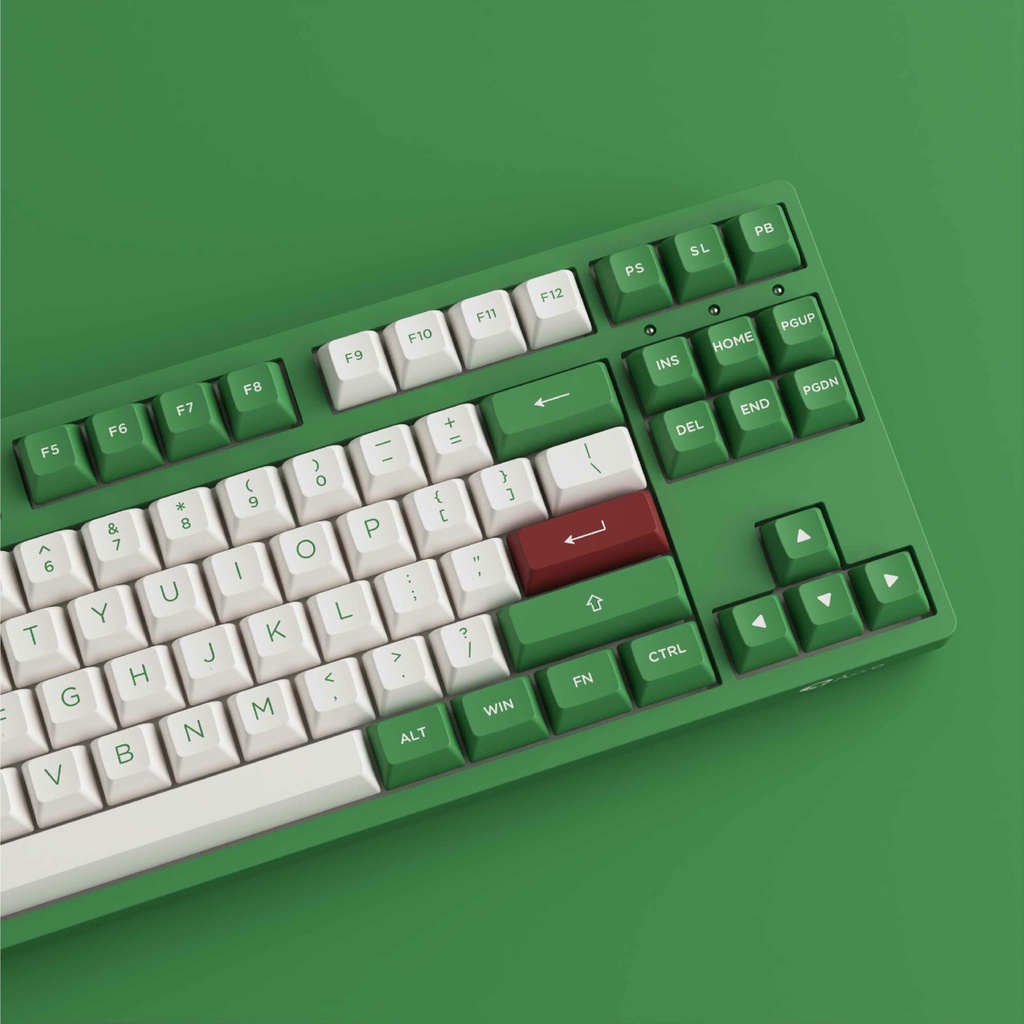 BÀN PHÍM CƠ AKKO 3087 / 3108 RF MATCHA RED BEAN AKKO CREAM YELLOW/BLUE SWITCH