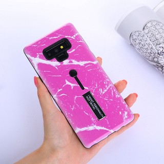 Ốp Lưng Samsung Note 9 Vân Đá Dây Móc Gía Đỡ