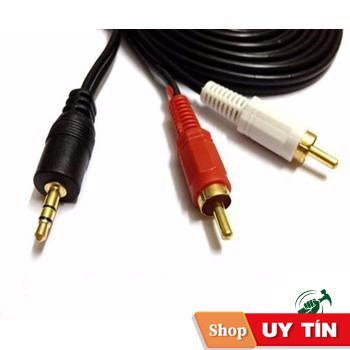 {Theo dõi shop- GIẢM 5%} Cáp nối dài dây loa AV 3.5 Ra 2 Đầu Bông Sen 1.5m _ TKDN