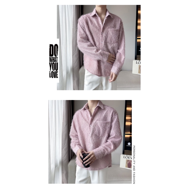 Áo Sơ Mi Nam Dài Tay Cổ Bẻ Thời Trang Hàn