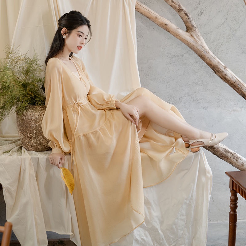 ✨Hàng Có Sẵn Đầm Hàng Có Sẵn✨Đầm Nữ Phong Cách Thời Trang Pháp Trẻ Trung Xinh Xắn
