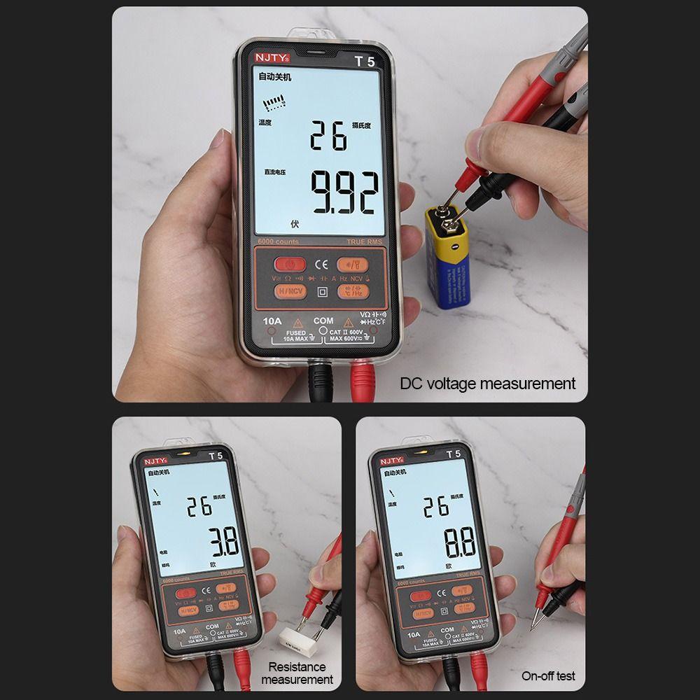 ESPO Đồng Hồ Vạn Năng Kỹ Thuật Số T5 6000 True RMS Siêu Mỏng NCV