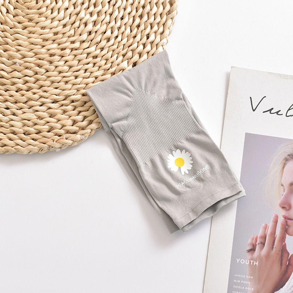 TWINKLE Găng Cánh Tay Chống Nắng Họa Tiết Hoa Cúc Thời Trang Cho Nữ