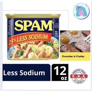 Thịt hộp spam giảm mặn của mỹ 340g )