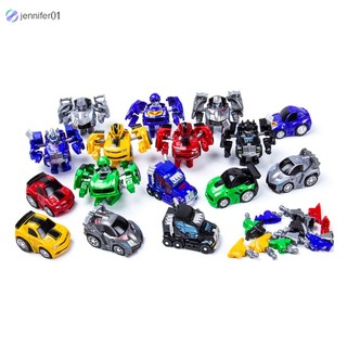 Đồ chơi xe hơi biến hình rô bốt mini dễ thương cho bé trai