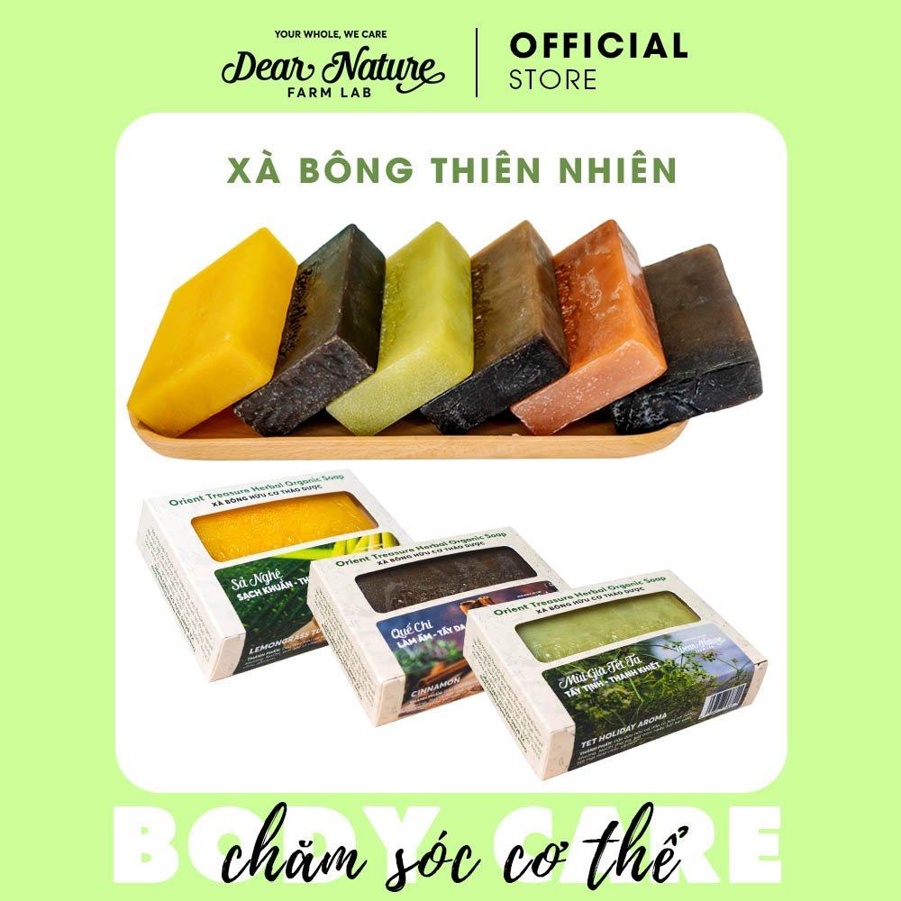 Xà bông thảo dược thiên nhiên Dear Nature Khỏe Tự Nhiên giảm mụn mờ thâm cấp ẩm dưỡng da trắng hồng