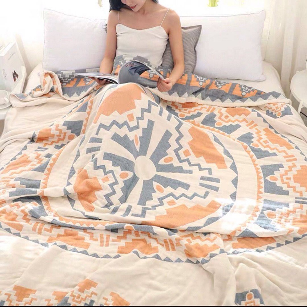 Chăn cotton Thoáng Khí Phong Cách Nhật Bản