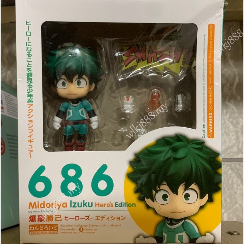 Nendoroid Mô Hình Nhân Vật Bakugou 705 Izuku 686 Todoroki 1112 Chân Thật
