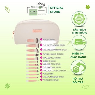 Bộ cọ trang điểm bh cosmetics rose romance 12 cây bh006