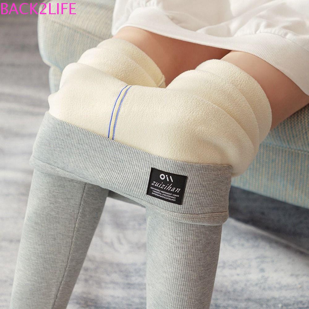 Quần Legging Lông Cừu Lưng Cao Ôm Dáng Thoáng Khí Phong Cách Hàn Quốc Thời Trang Thu Đông Cho Nữ 2life