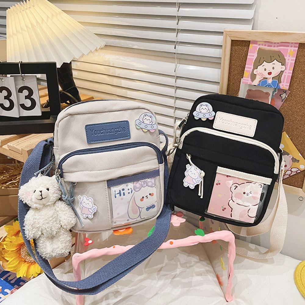 PINEVN Túi Đeo Vai Nữ Phong Cách Vintage Dễ Thương