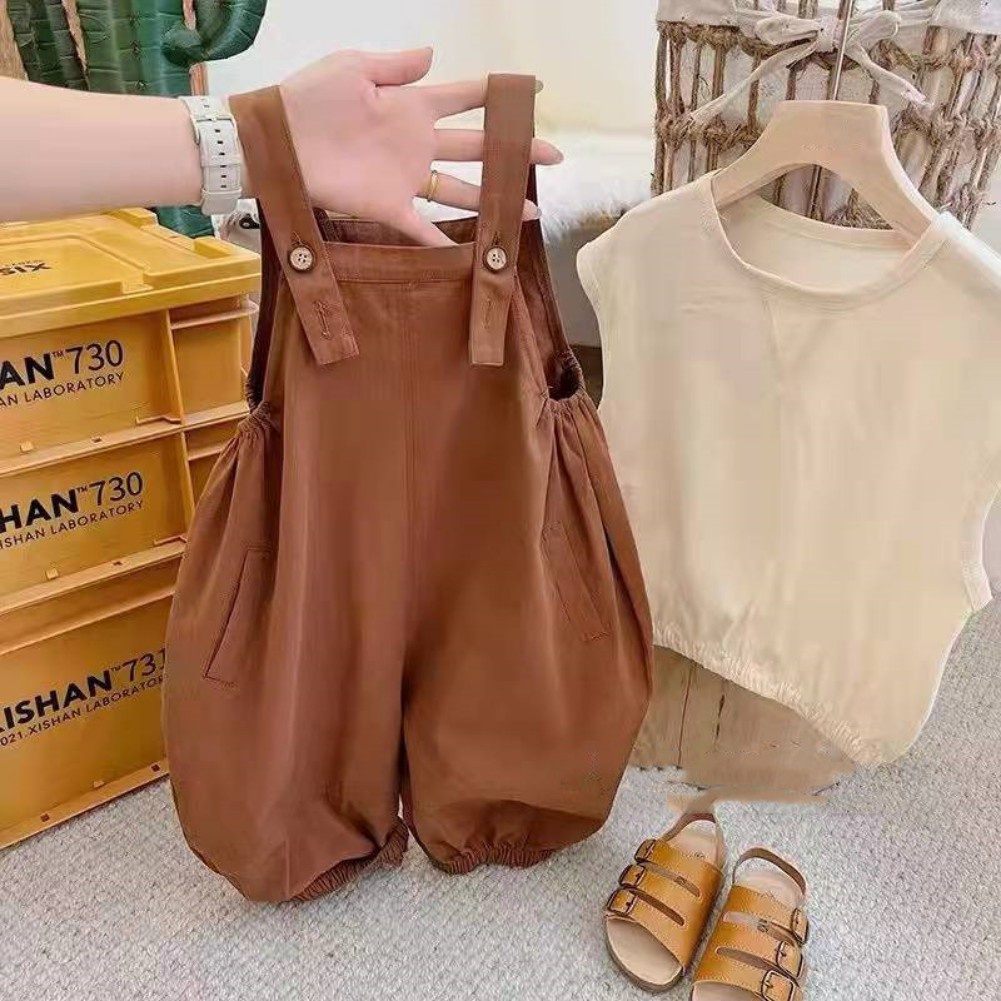 Khung Treo Đồ Dùng Em Bé Tiện Dụng Chất Lượng Cao❤Bộ Áo Liền Quần Thoải Mái Phong Cách Retro Hàn Quốc Cho Bé