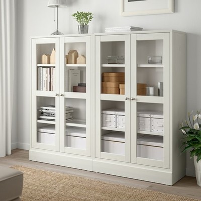 BODO, COMBO Bộ đôi kệ kệ để đồ đồ dùng cửa kính SHE_074, 162x35x134cm, kệ gỗ Scandi Home