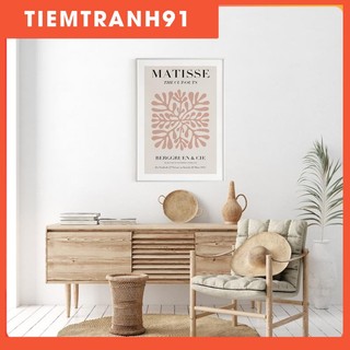 Tranh Canvas Cao Cấp  Tranh Matisse Cutout Poster, Henri Matisse Print, Matisse Exhibition Poster, Matisse Leaf Print