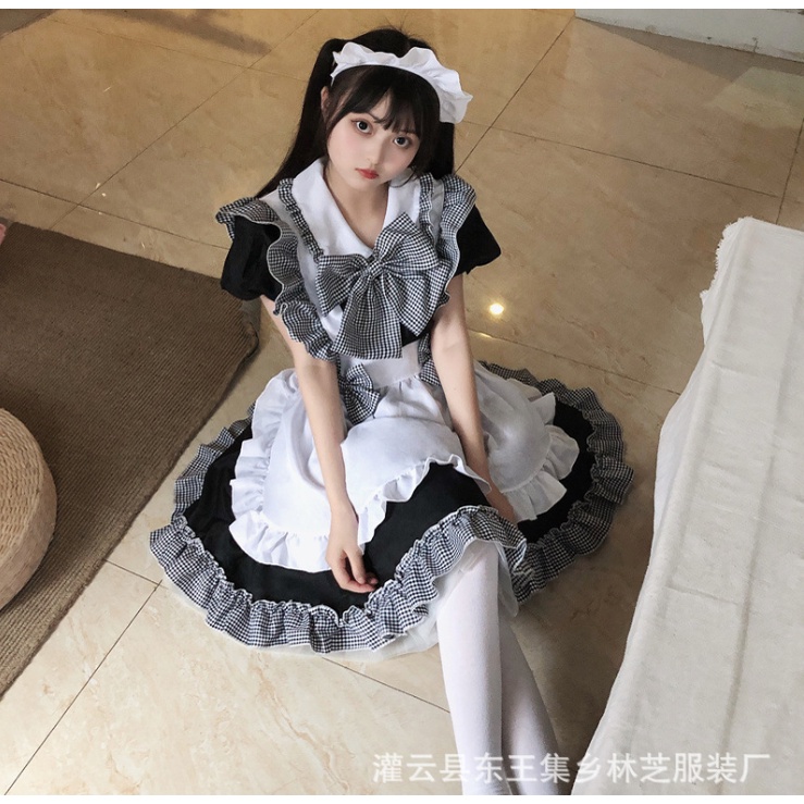 Fullset cosplay hóa trang maid ngắn hầu gái anime dễ thương xinh xắn sexy cho nữ Lala 417