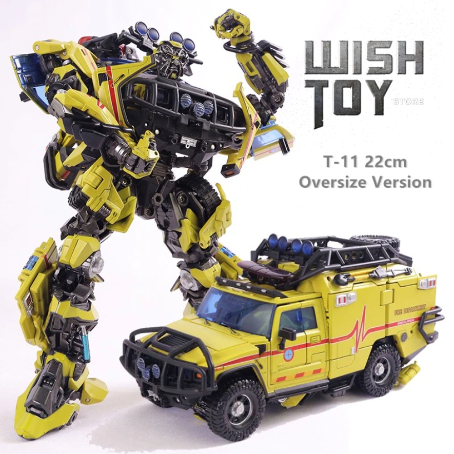 Mô hình robot Transformers Rachet T11 hãng BMB Black mamba oversize 22cm, người máy biến hình transformer T-11