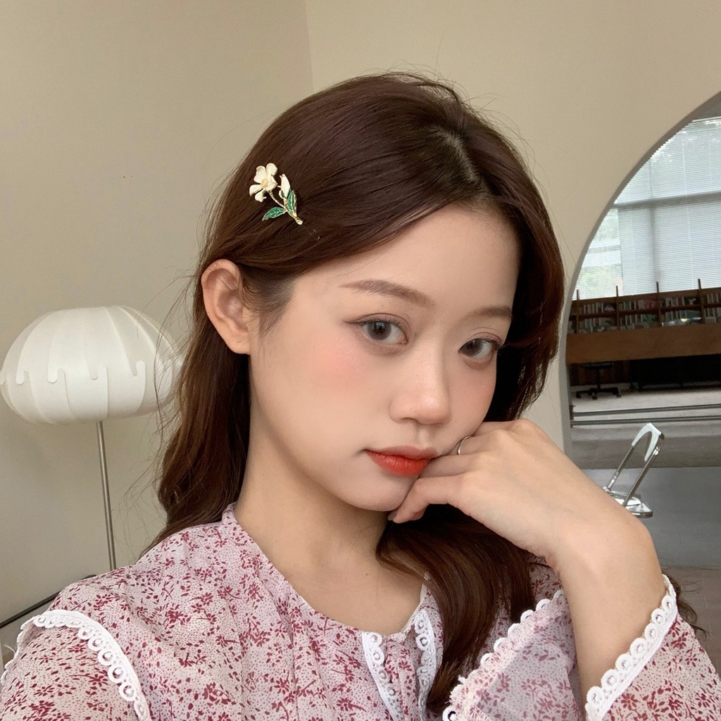 Kẹp Tóc Hình Hoa Phong Cách Hàn Quốc Phù Hợp Cho Mùa Hè