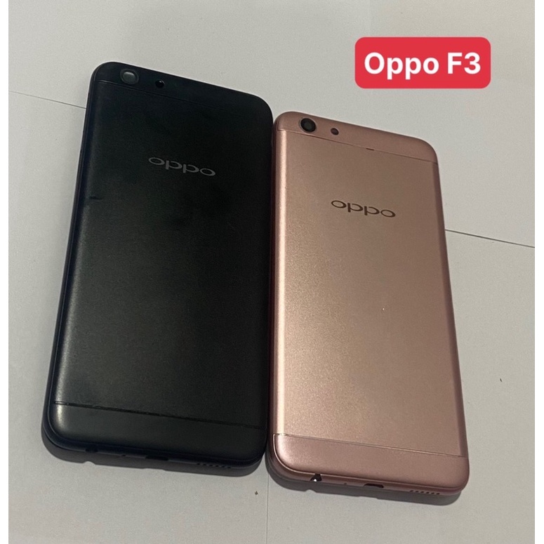 .vỏ thay thế điện thoại Oppo F3 có luôn khay sim và kính camera sau