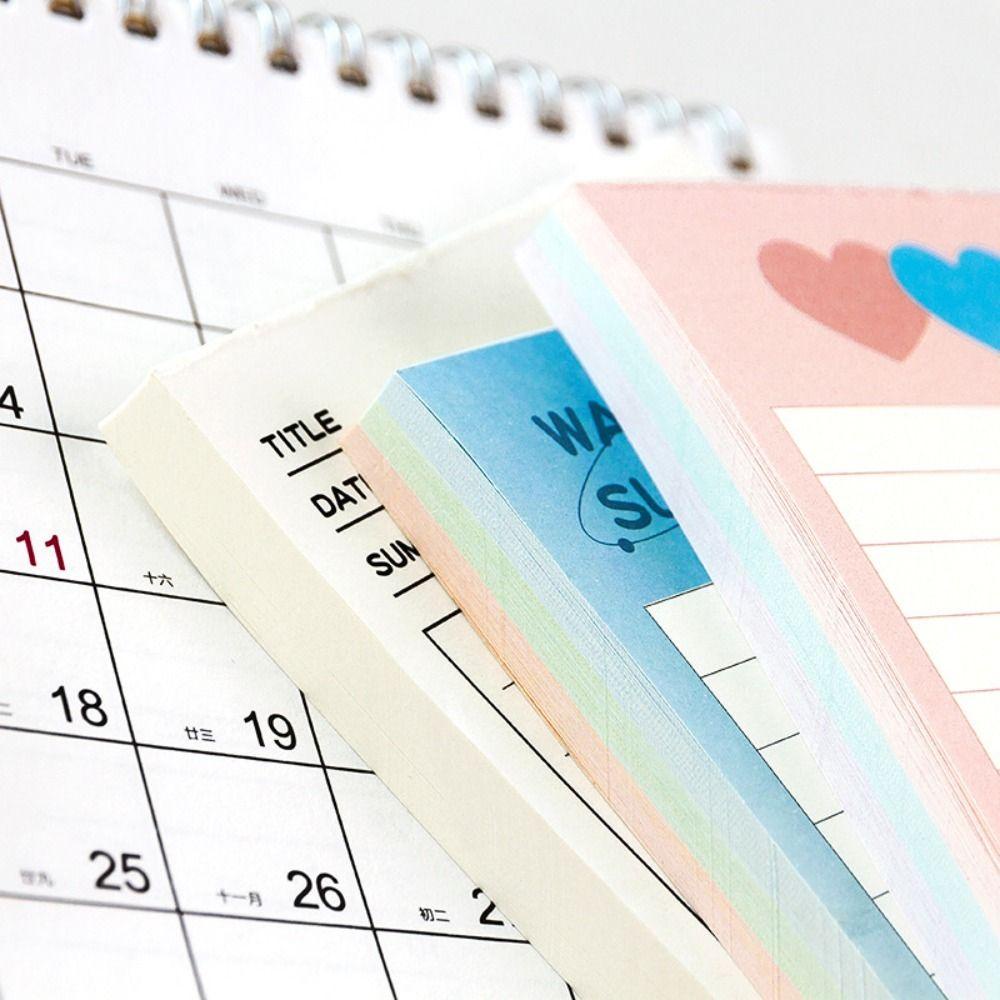 Set 90 Tờ Giấy Ghi Chú Dày Dặn Có Thể Xé Tiện Dụng Cho Trường Học / Văn Phòng