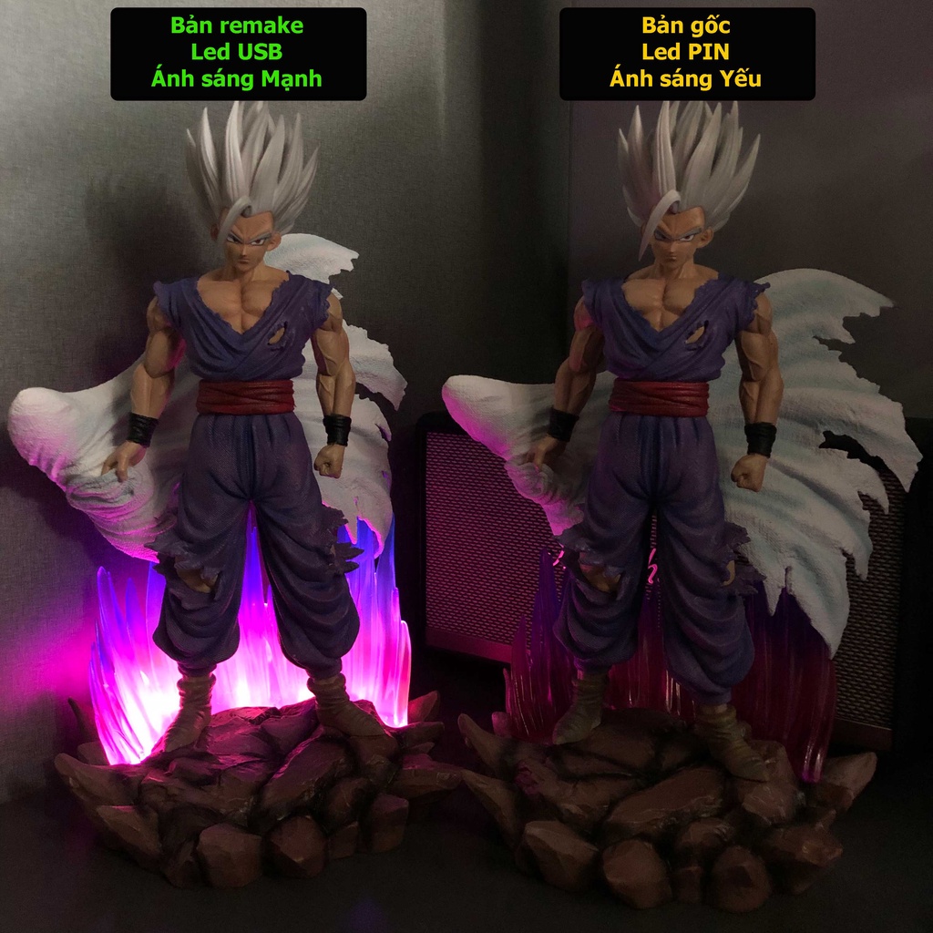 Mô hình Beast Gohan cầm áo choàng 36 cm có LED
