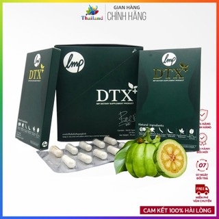 Viên Detox uống rau củ thải ƌộc giảm cân DTX+ IMP Detoxi I'mpossible Thái Lan mẫu cũ