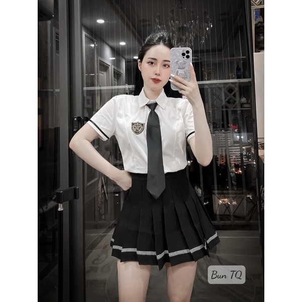 Set học sinh kèm cavat