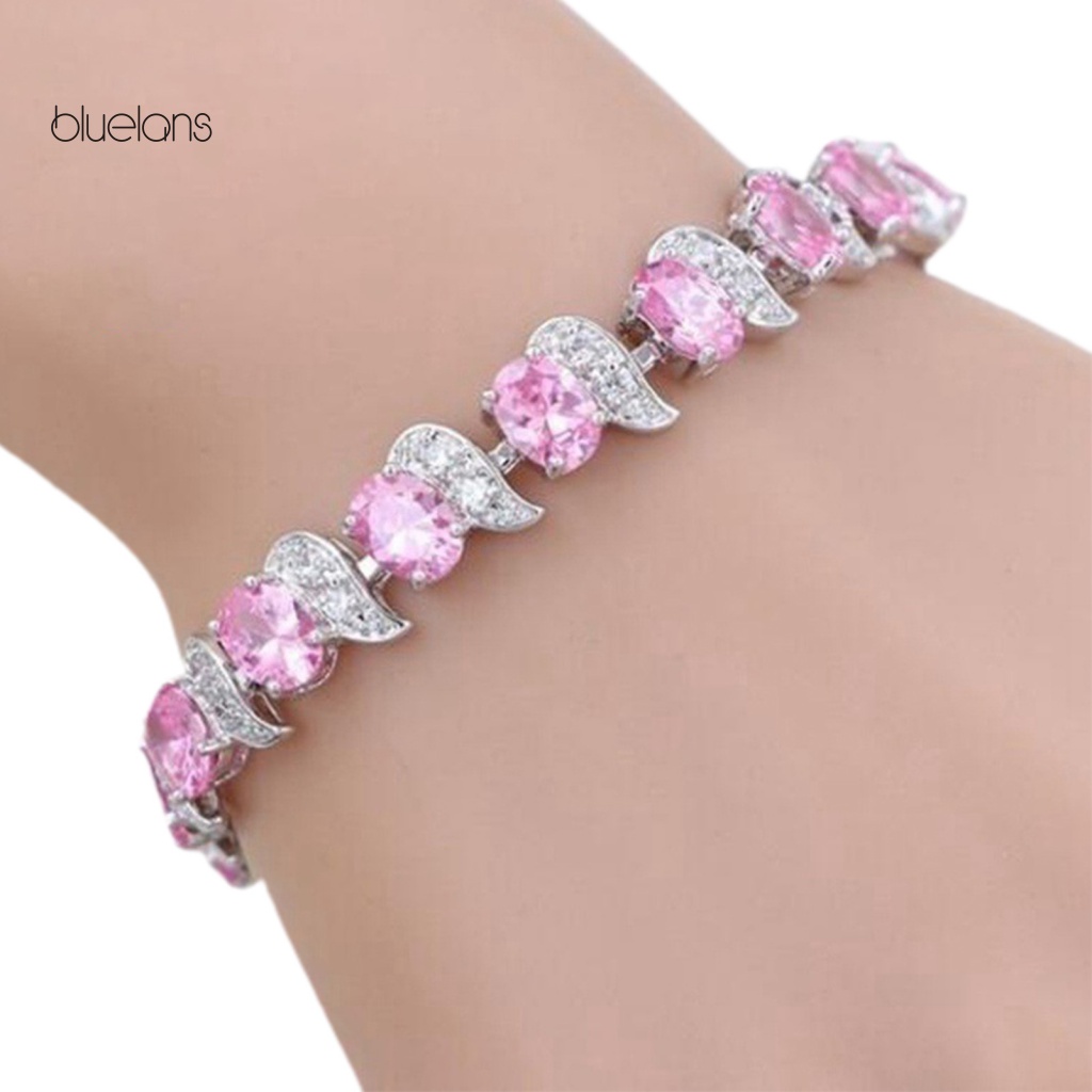 Vòng Tay Đính Đá Nhiều Màu Sắc Thanh Lịch Cho Nữ