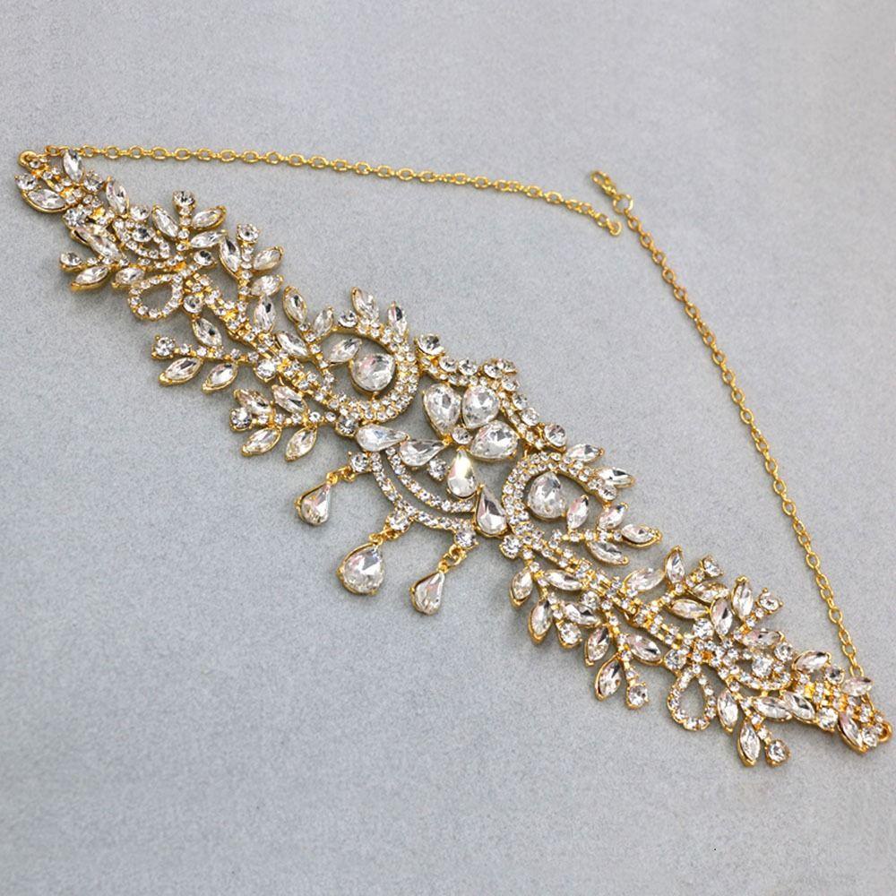 Băng Đô Cài Tóc Phối Dây Xích Dài 15H Trang Điểm Dự Tiệc Ngọt Ngào Thời Trang Cho Bạn Gái