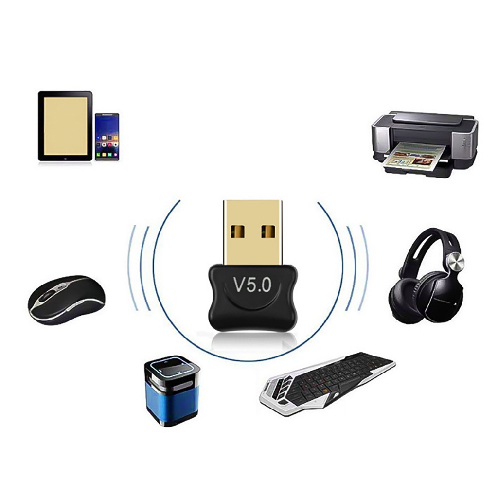 Usb Bluetooth 5.0 Nhận Tín Hiệu Không Dây Hình Hoa Hướng Dương Cho Máy Tính