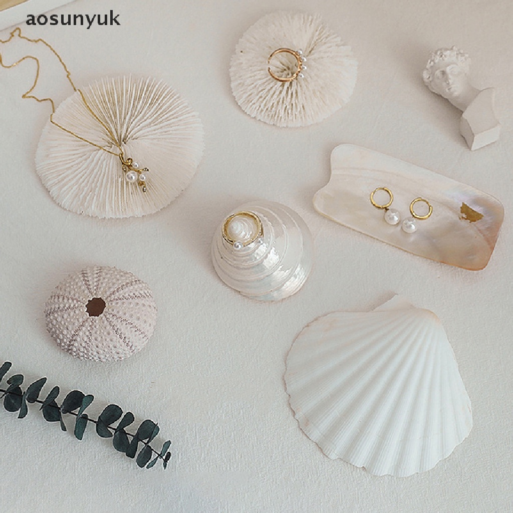 Aosunyuk Khay Đựng Trang Sức Hình Vỏ Sò Sang Trọng