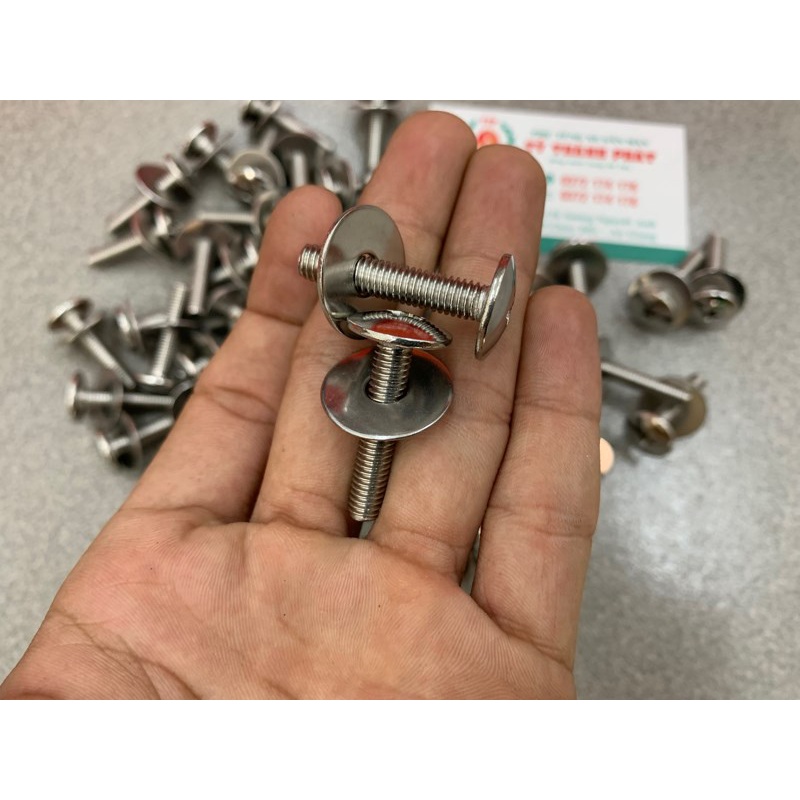 Ốc 6 ly 3 phân inox bake