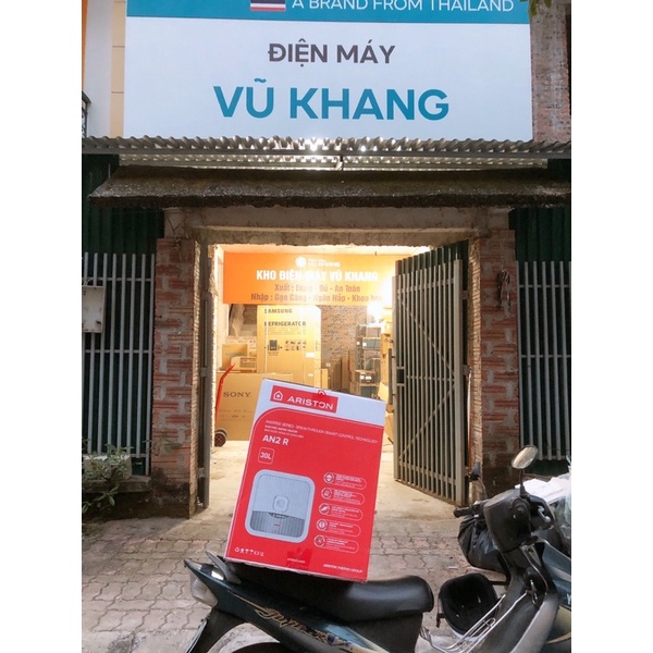 Bình Nóng Lạnh Gián Tiếp Ariston AN2 15 lít và 30 Lít Vuông 1 Đèn Chính Hãng