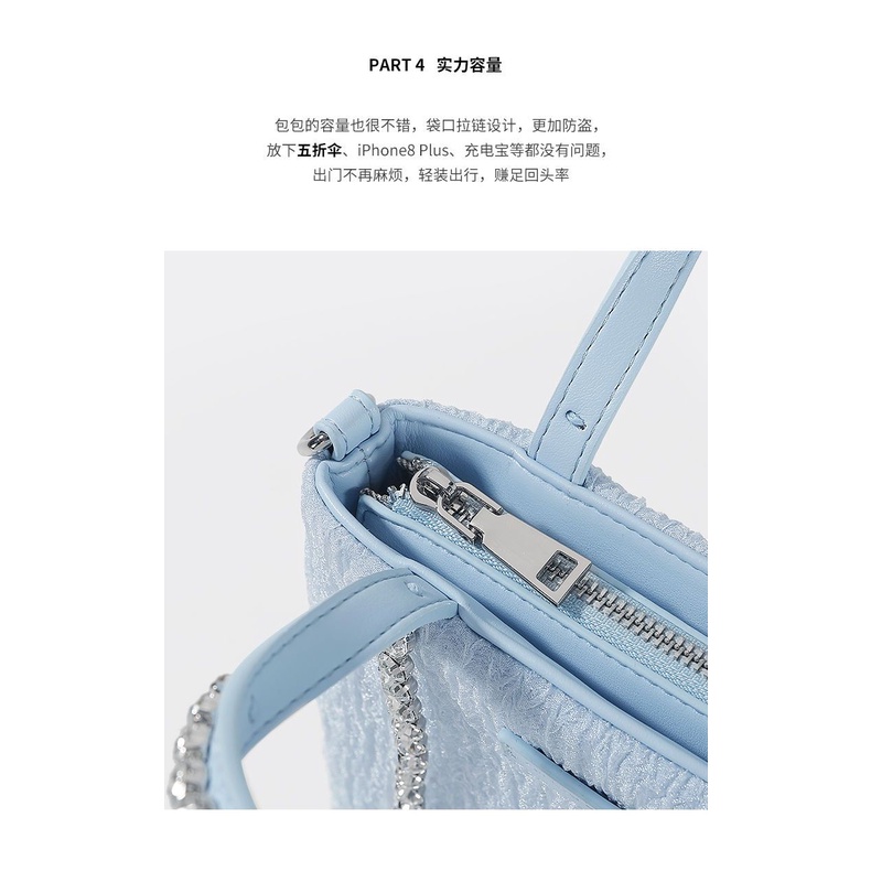 Túi Đeo Chéo Nhỏ Nhắn Đính Đá Thời Trang 2023 Dành Cho Nữ