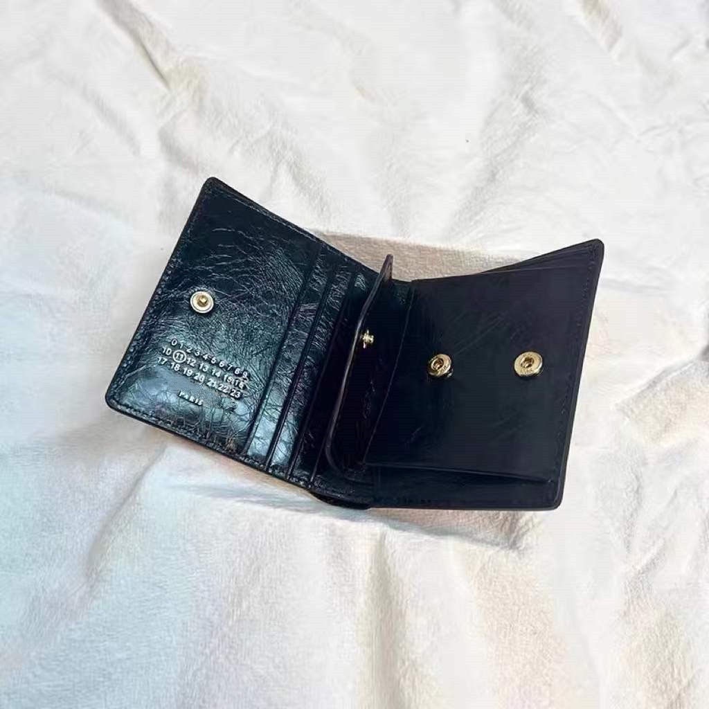 Ví Đựng Thẻ Bằng Da Bò Cao Cấp Phong Cách Margiela 21ss