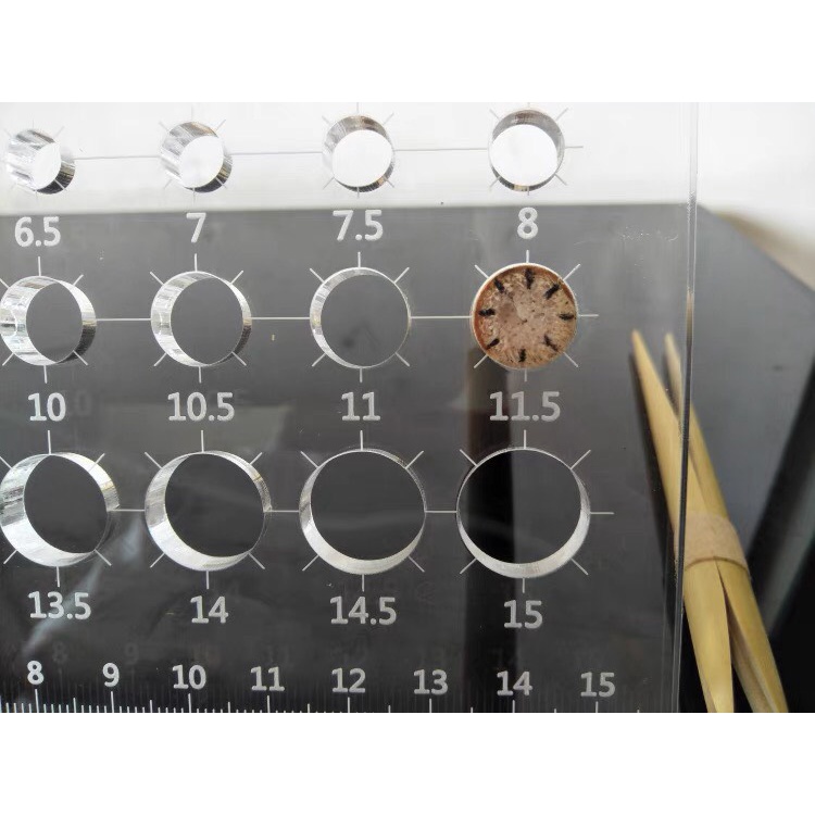 THƯỚC CHIA CỎ LÀM PHAO THỦ CÔNG CÂU CÁ