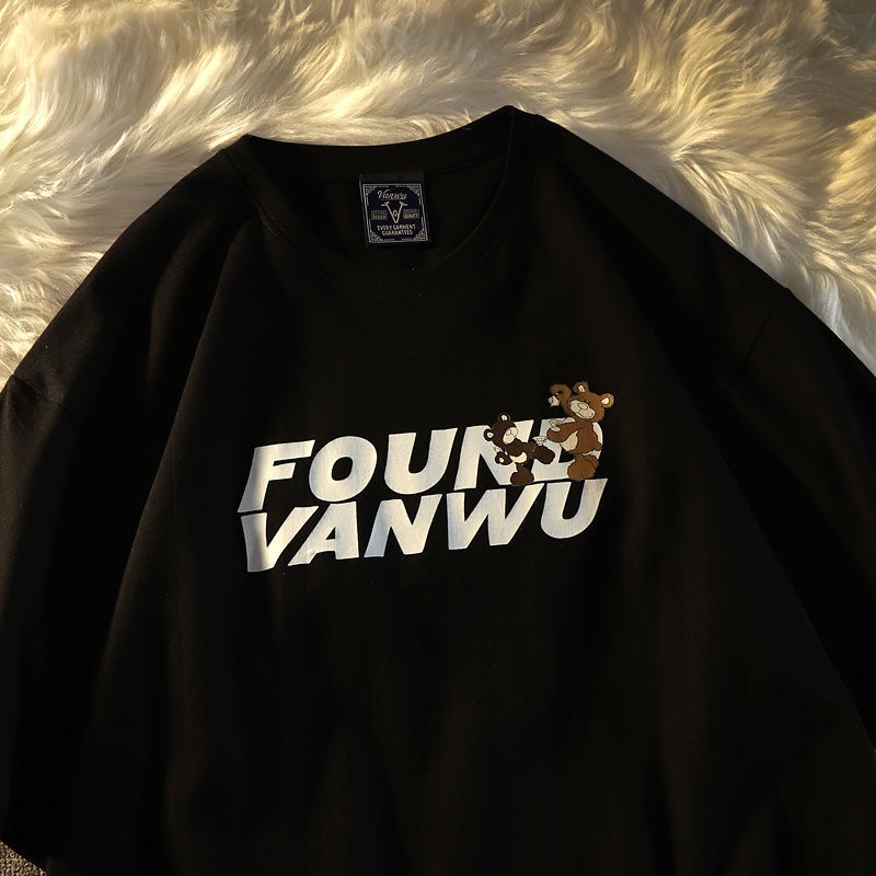 NRVP Áo Thun Tay Ngắn In Hình Thời Trang Đường Phố Hàn Quốc Mới Cho Nữ