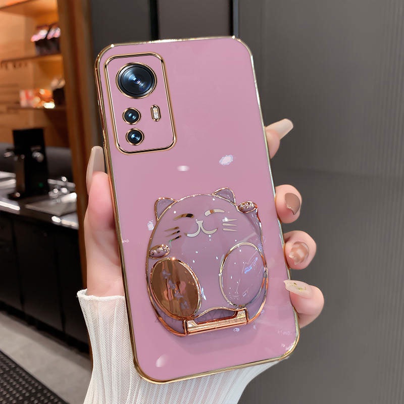 Ốp lưng xiaomi 12 xiaomi 12 Pro xiaomi 12T Pro xiaomi 12 lite ốp điện thoại TPU Silicon Mềm Họa Tiết Mèo 3D Có Giá Đỡ Cho xiaomi 12 xiaomi 12 Pro xiaomi 12T Pro xiaomi 12 lite