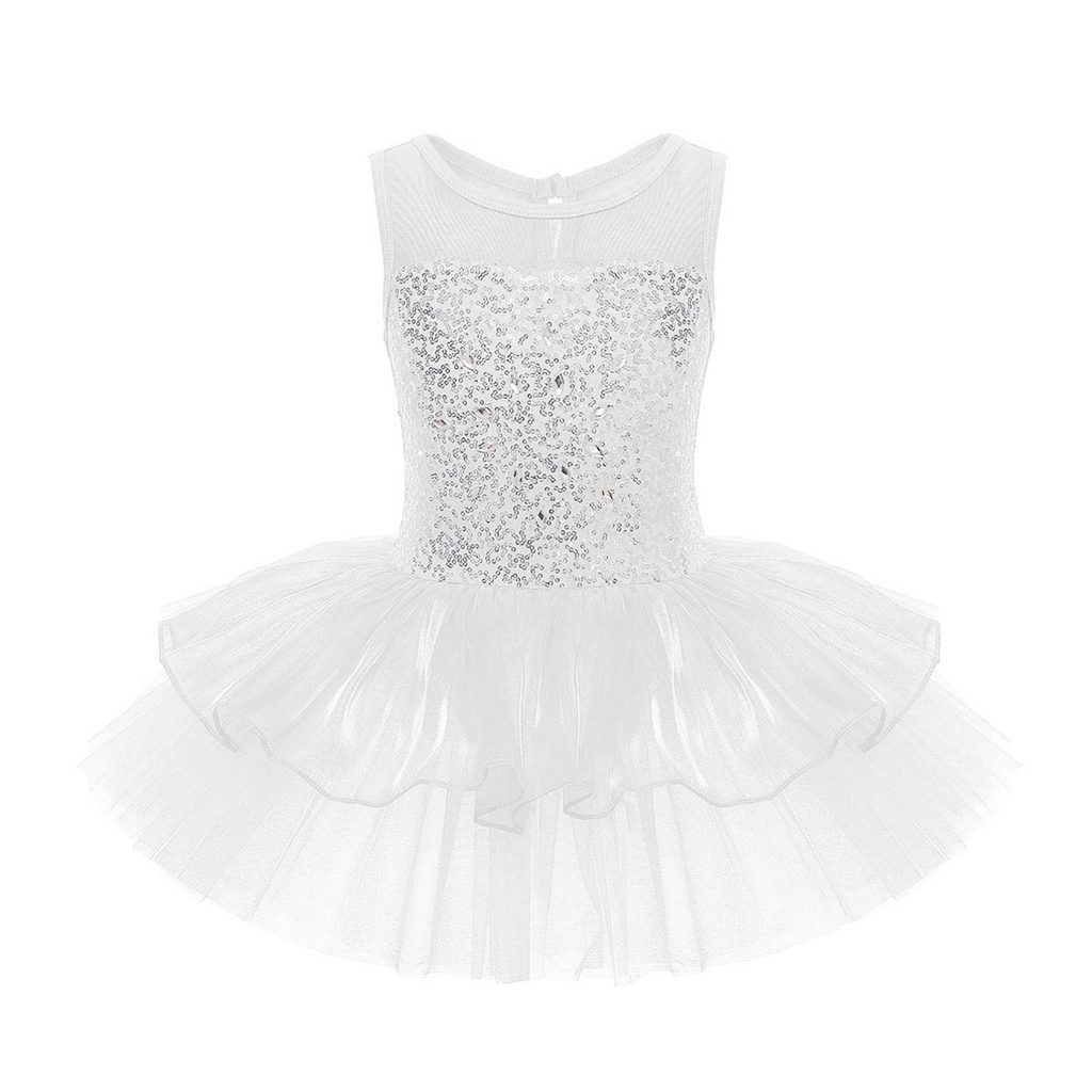 Váy Leotard không tay cho bé gái