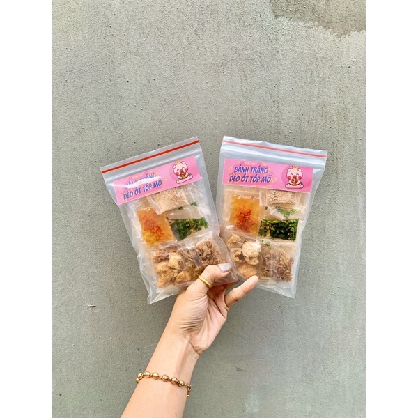 Bánh tráng dẻo ớt tóp mỡ Mạnh Hùng