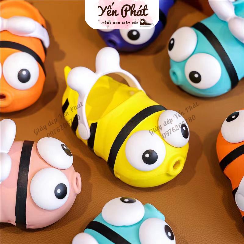 Dép EVA Chống Trượt Họa Tiết Chú Ong Hoạt Hình Thời Trang Mùa Hè Xinh Xắn Cho Bé Size 18-23 MS9015