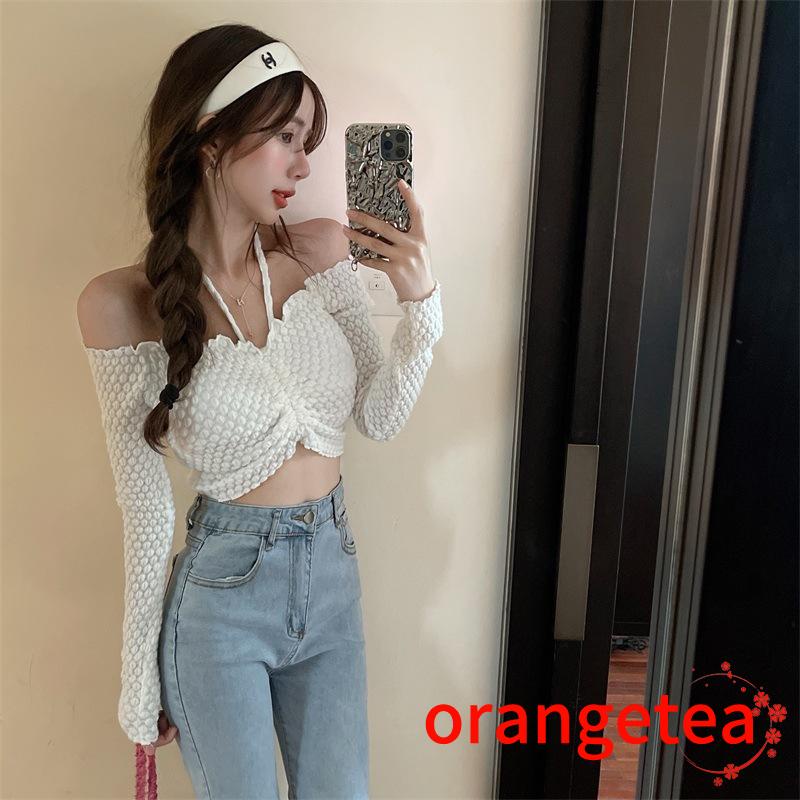 Áo Trễ Vai Màu Sắc Thanh Lịch Cho Nữ