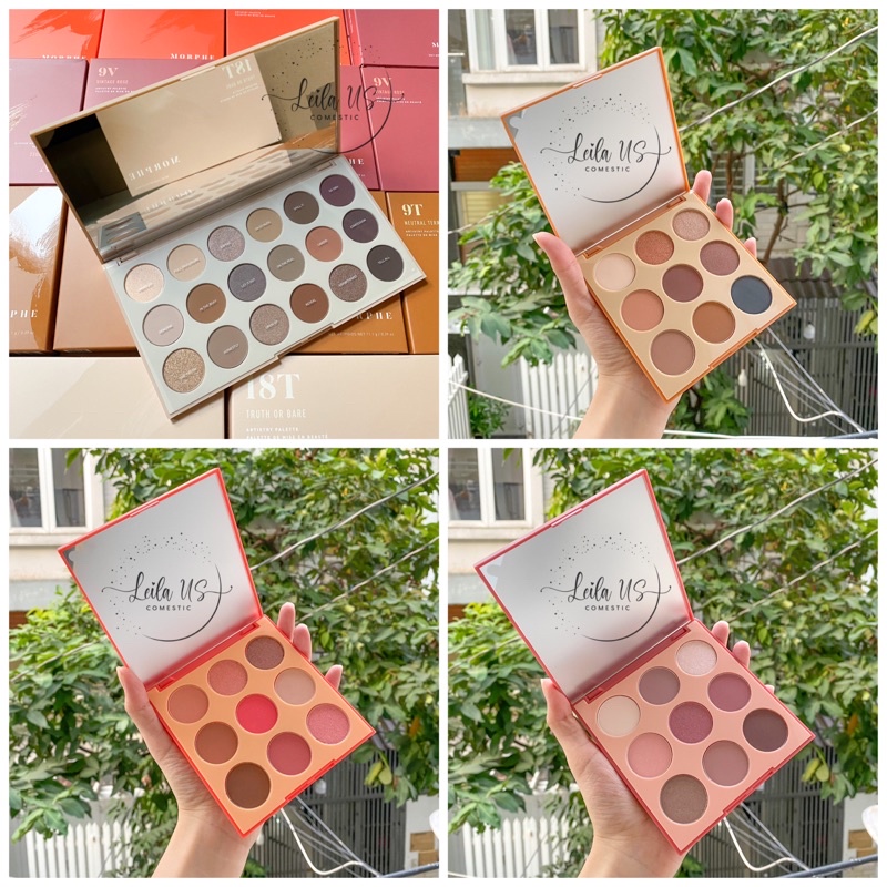 Bảng phấn mắt Morphe 9 ô màu 9T, 9V, 9E