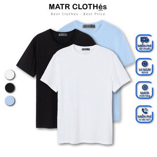 Áo thun trơn nam nữ Basic tay ngắn form rộng Unisex
