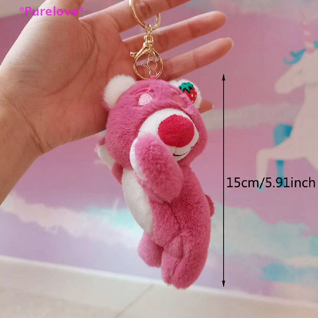 Móc Khóa Hình Gấu Nhồi Bông Đang Ngủ Đáng Yêu Mới