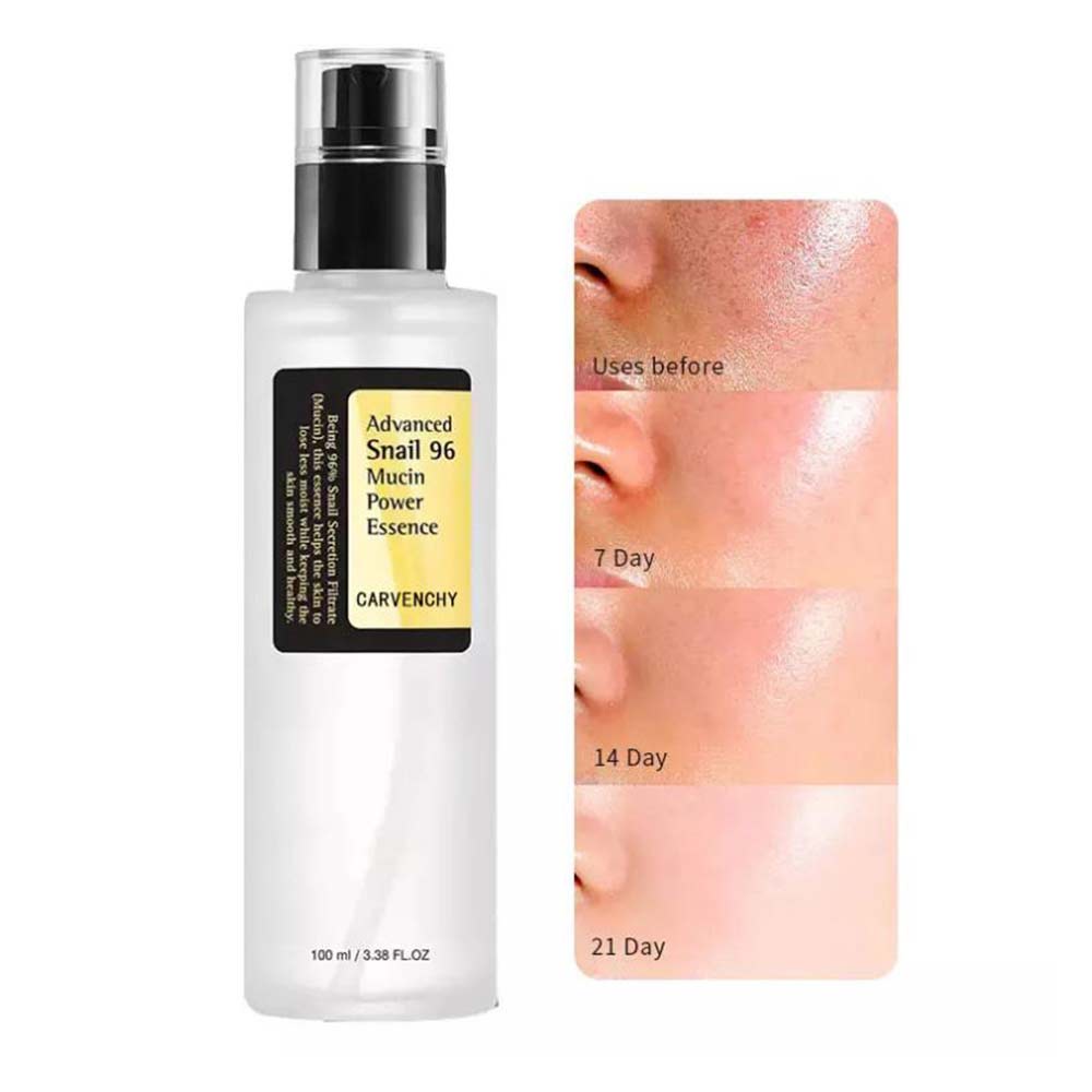 Advanced Snail 96 Mucin Power Essence 100ml, Snail Secretion Filtrate 96.3%, for Anti-aging & Nourishing, Wrinkle Improvement