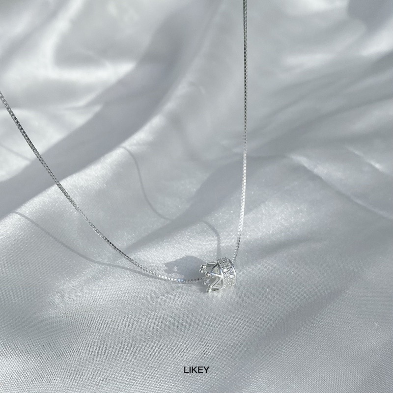 Dây chuyền bạc Likey vương miện sang trọng, thanh cao