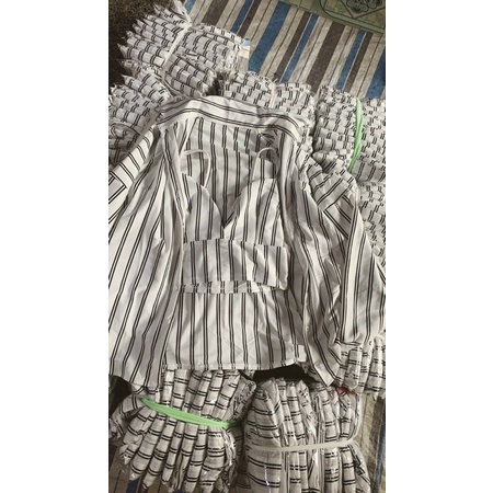 🥰 Set áo sơ mi sọc phong cách vkv alohashop91