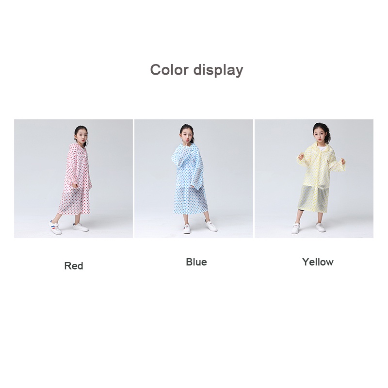Áo Mưa Dày Dặn Chống Thấm Nước Kiểu Dáng Đơn Giản Thời Trang Dành Cho Bé